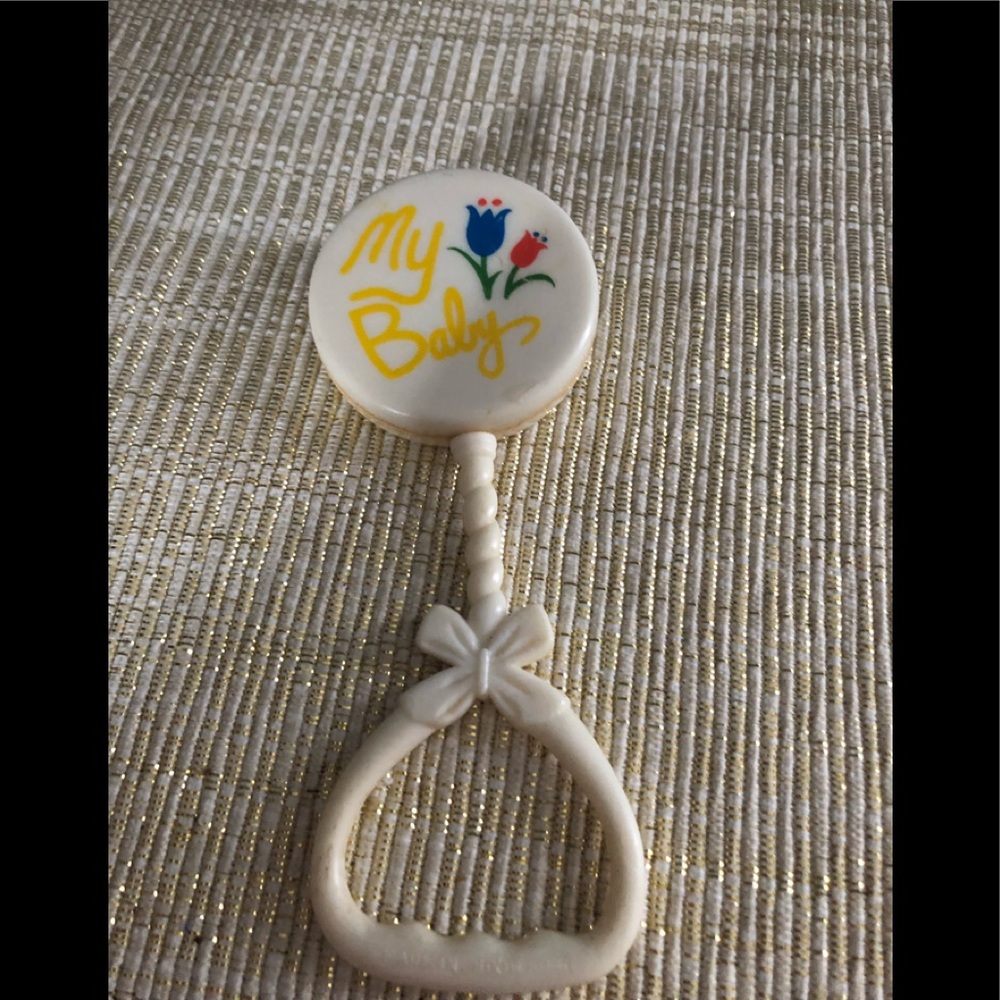 - Vintage baby rattle